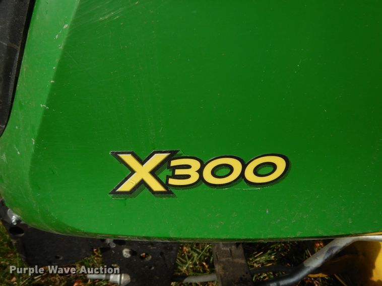 image for item KO9207 John Deere X300  lawn mower