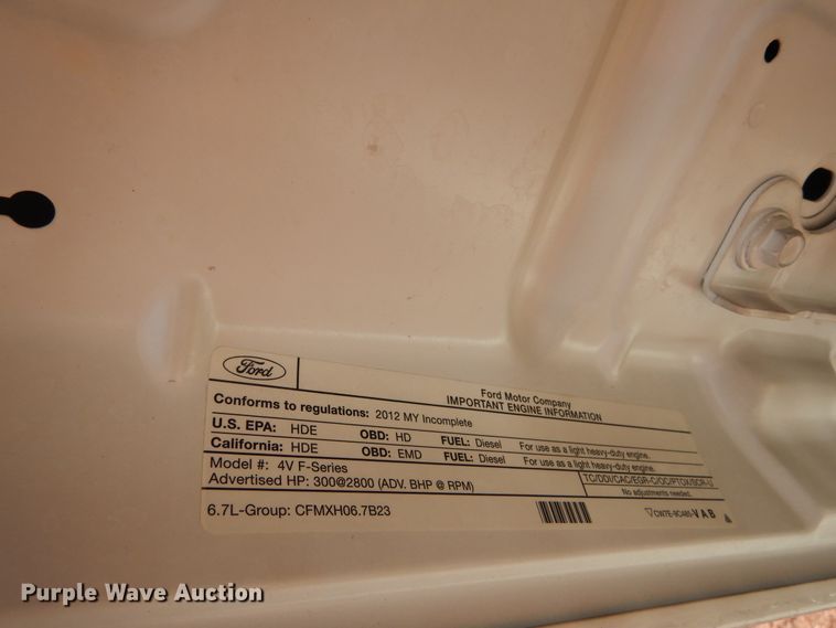 image for item KO9211 2012 Ford F550 Super Duty  bucket truck