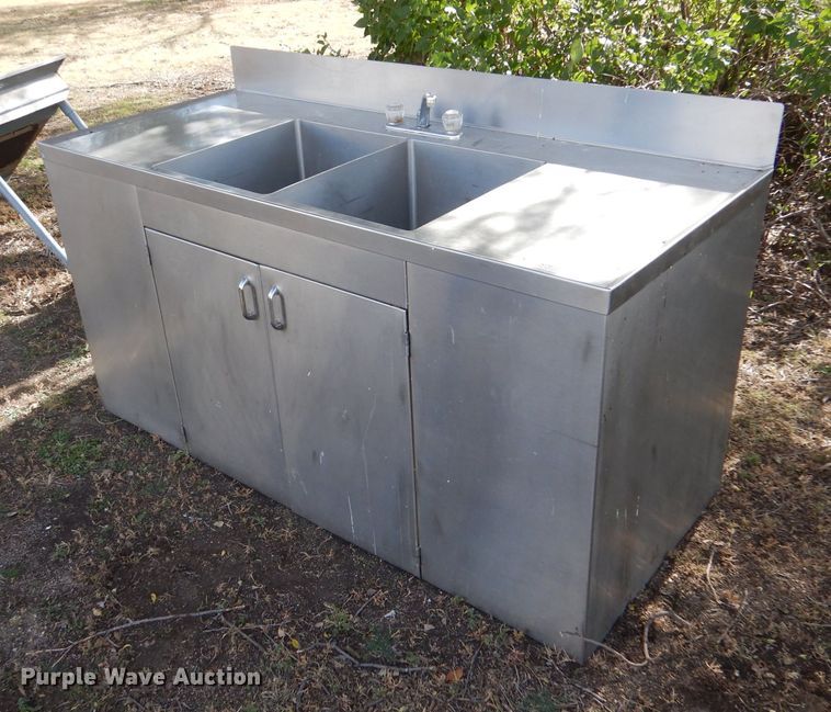 image for item KO9725 Stainless steel sink with table