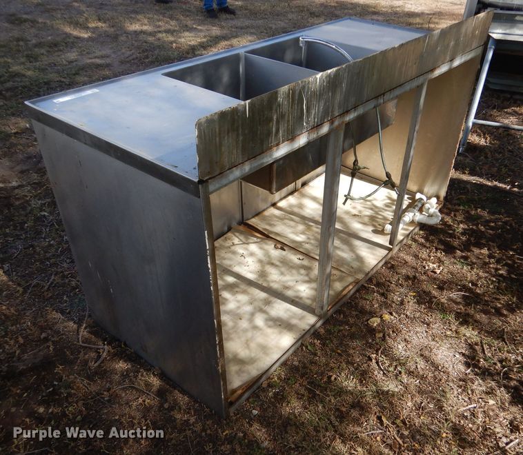 image for item KO9725 Stainless steel sink with table