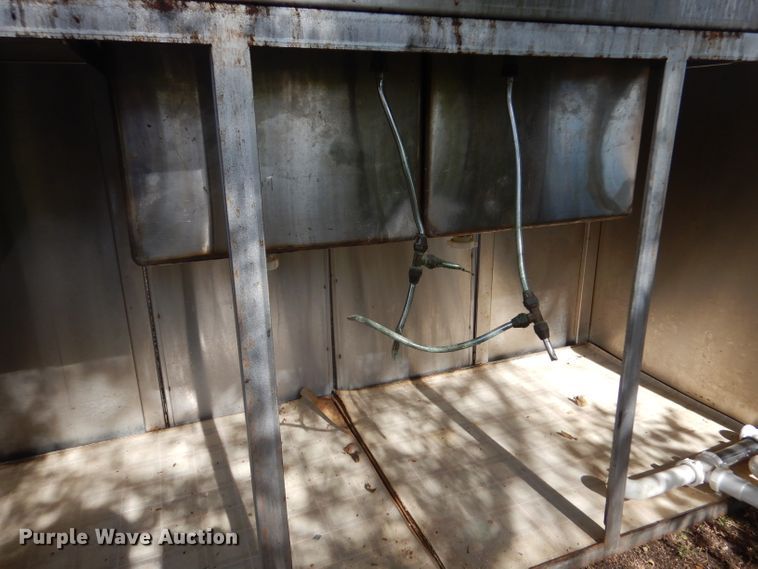 image for item KO9725 Stainless steel sink with table