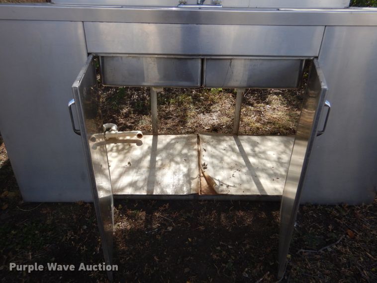 image for item KO9725 Stainless steel sink with table