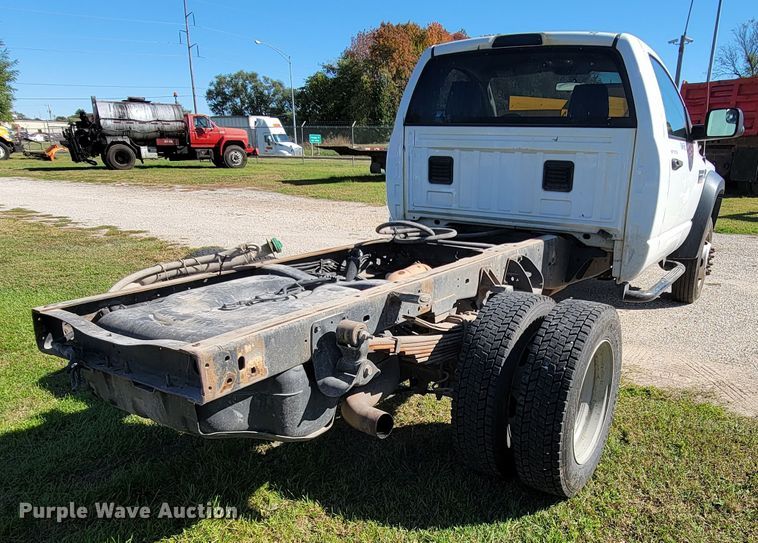 image for item KQ9110 2010 Dodge Ram 4500  truck cab and chassis