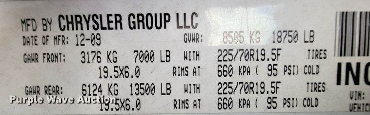 image for item KQ9201 2010 Dodge Ram 5500  bucket truck