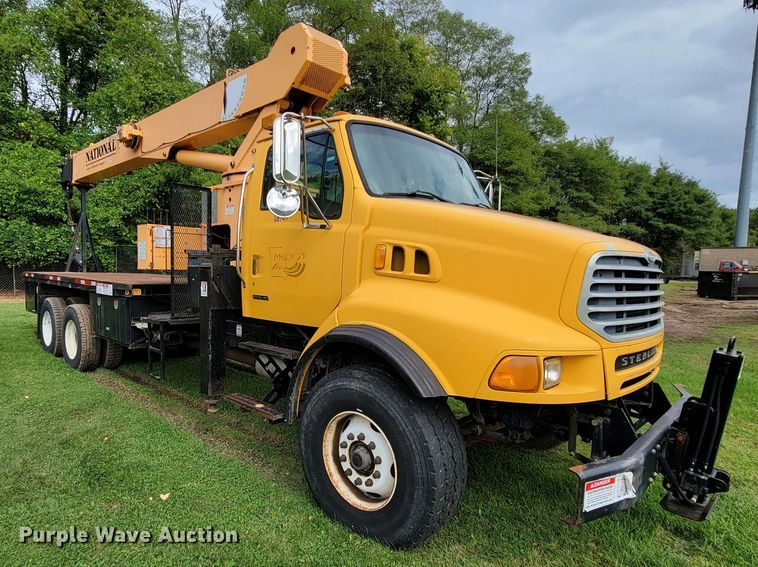image for item KQ9202 2002 Sterling LT8500  crane truck