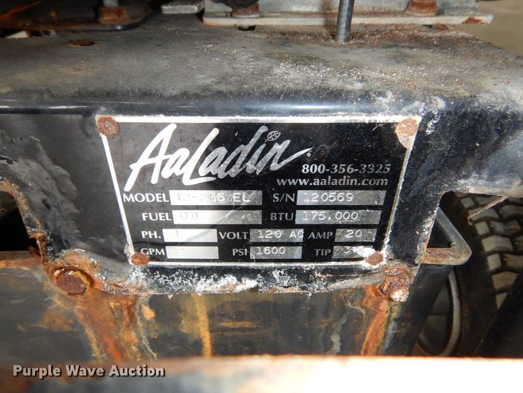 image for item KV9009 Aaladin 12-216 EL  hot pressure washer