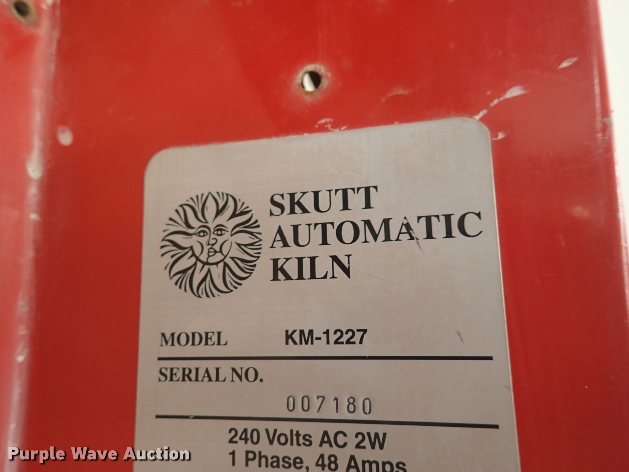 Skutt KM1227 kiln in Wichita, KS Item IK9150 sold Purple Wave