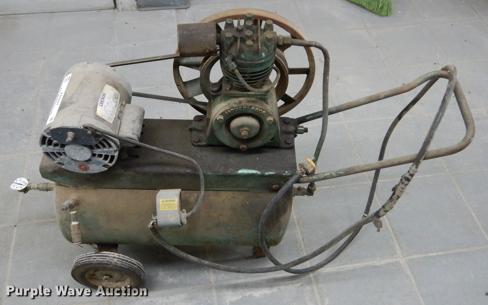 Jacuzzi Bros air compressor in Aberdeen, SD | Item KA9587 sold | Purple ...