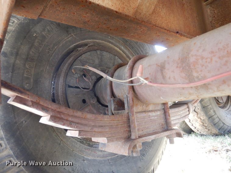 image for item DI5383 1985 Shop built  equipment trailer