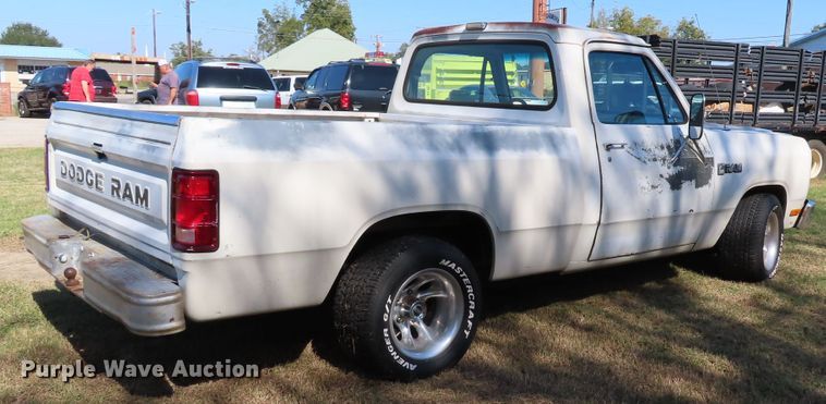 image for item DJ7430 1987 Dodge D150  pickup truck