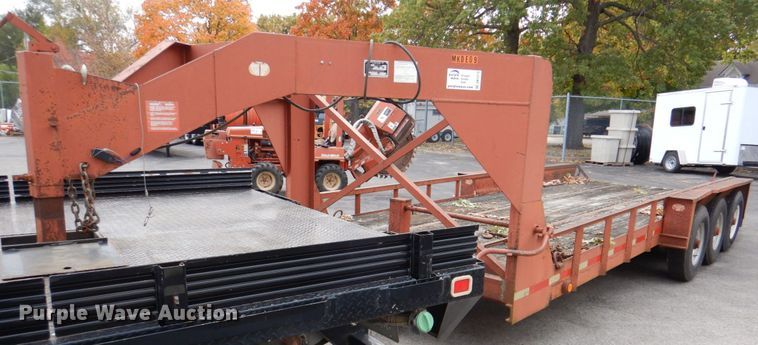 image for item DK1273 1999 Belshe T-2  equipment trailer