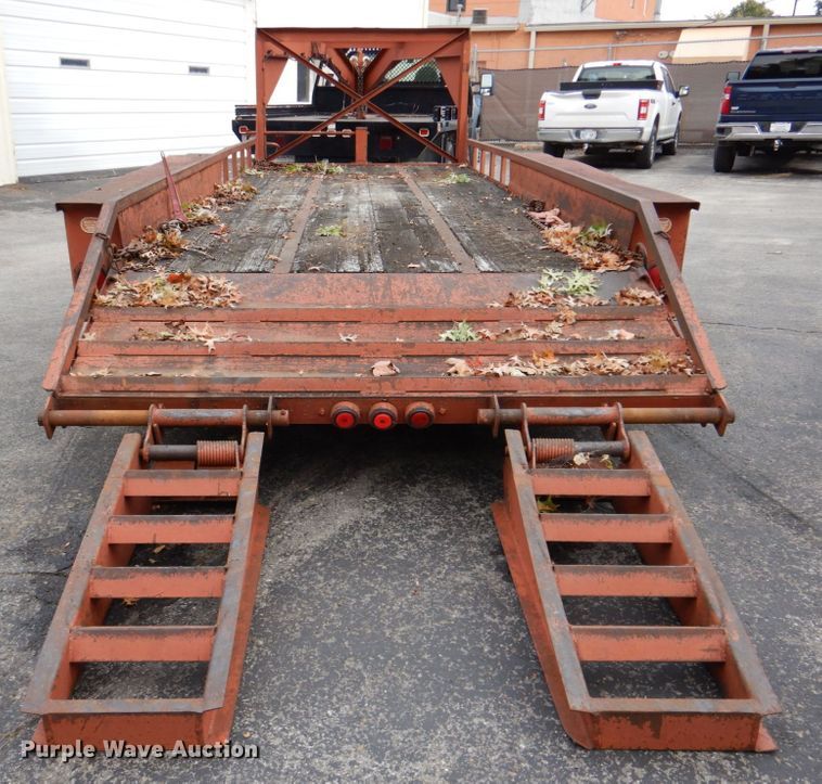 image for item DK1273 1999 Belshe T-2  equipment trailer