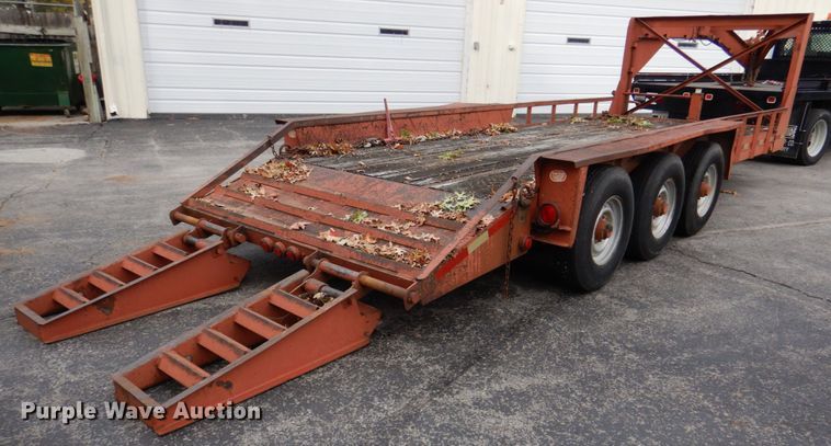 image for item DK1273 1999 Belshe T-2  equipment trailer