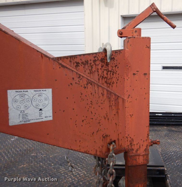 image for item DK1273 1999 Belshe T-2  equipment trailer