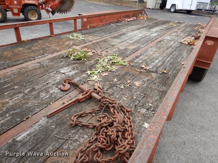 image for item DK1273 1999 Belshe T-2  equipment trailer