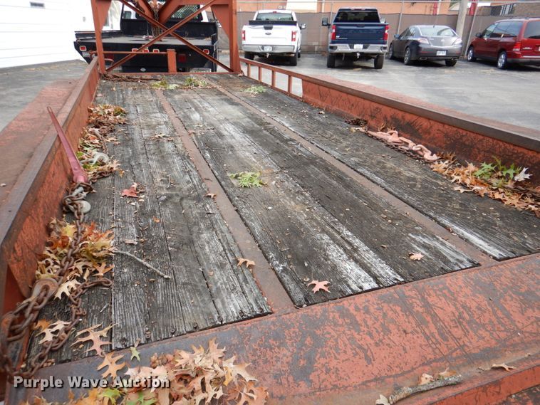 image for item DK1273 1999 Belshe T-2  equipment trailer