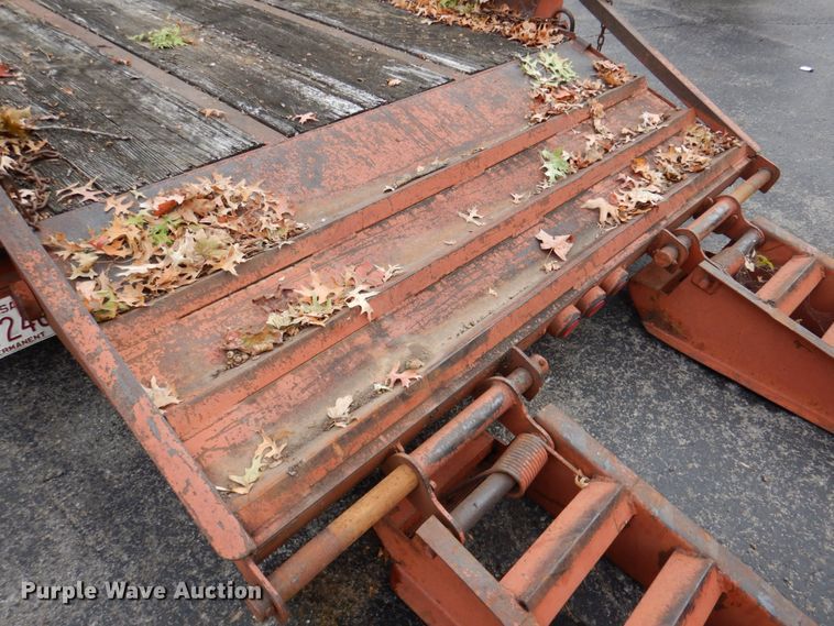 image for item DK1273 1999 Belshe T-2  equipment trailer