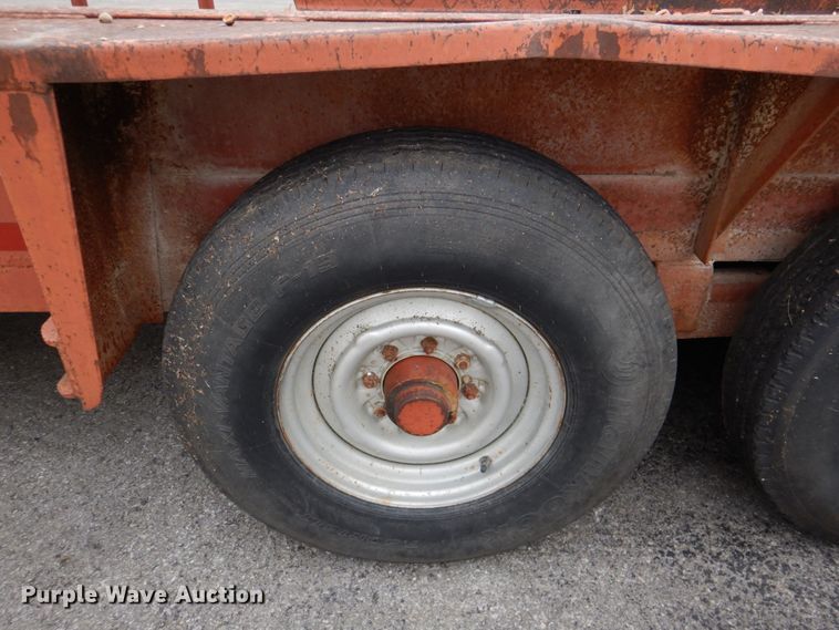 image for item DK1273 1999 Belshe T-2  equipment trailer