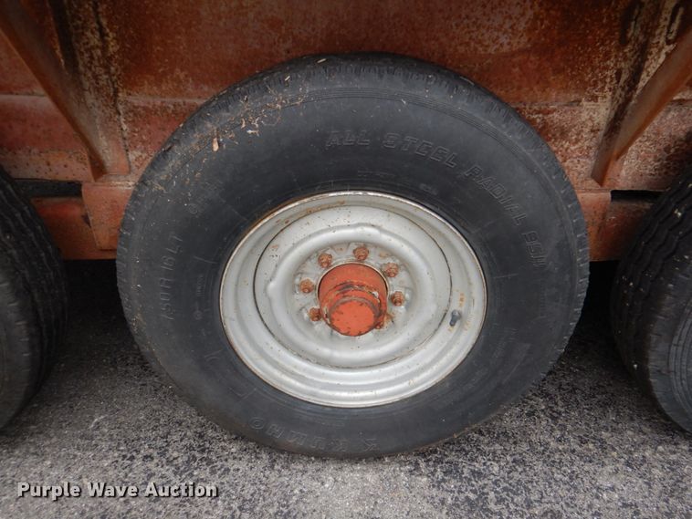 image for item DK1273 1999 Belshe T-2  equipment trailer