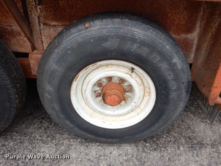 image for item DK1273 1999 Belshe T-2  equipment trailer