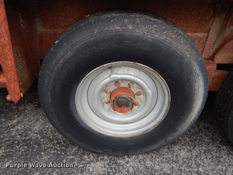 image for item DK1273 1999 Belshe T-2  equipment trailer