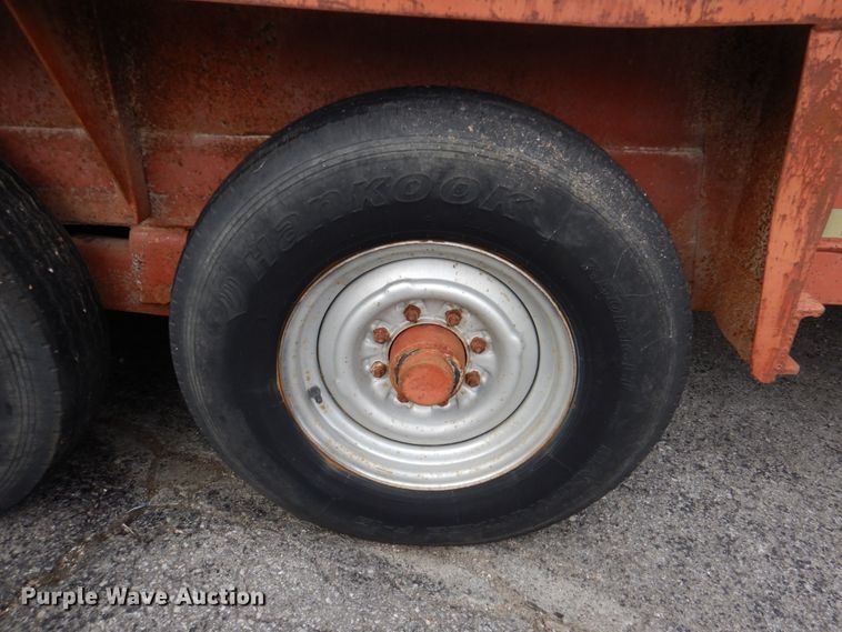 image for item DK1273 1999 Belshe T-2  equipment trailer