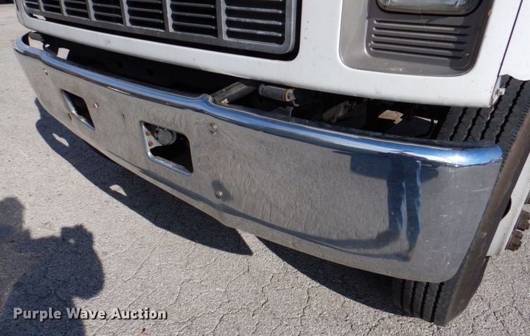 image for item DK1277 1995 Chevrolet Kodiak  flatbed truck with boom ladder