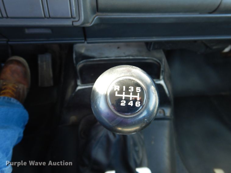 image for item DK1277 1995 Chevrolet Kodiak  flatbed truck with boom ladder