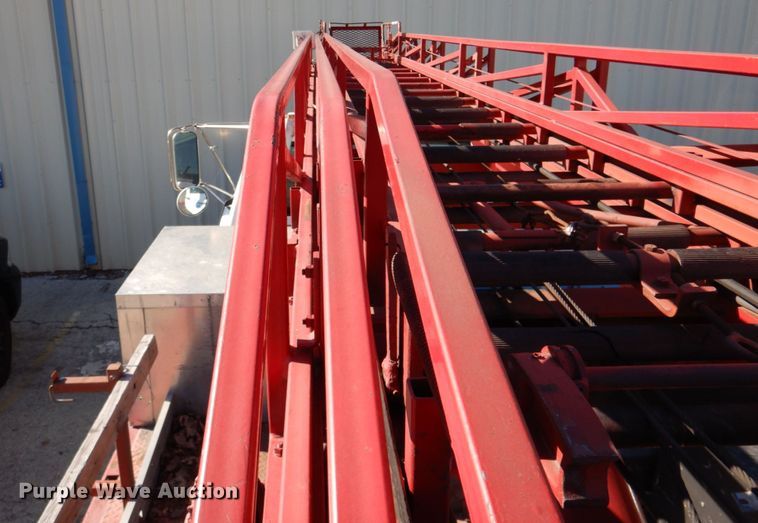 image for item DK1277 1995 Chevrolet Kodiak  flatbed truck with boom ladder