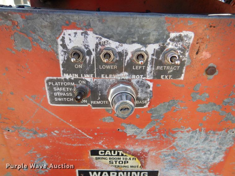 image for item DK1277 1995 Chevrolet Kodiak  flatbed truck with boom ladder