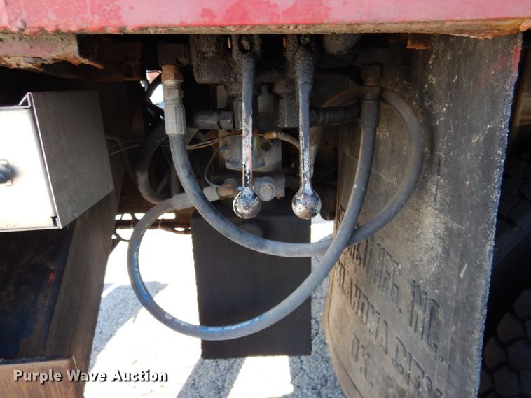 image for item DK1277 1995 Chevrolet Kodiak  flatbed truck with boom ladder