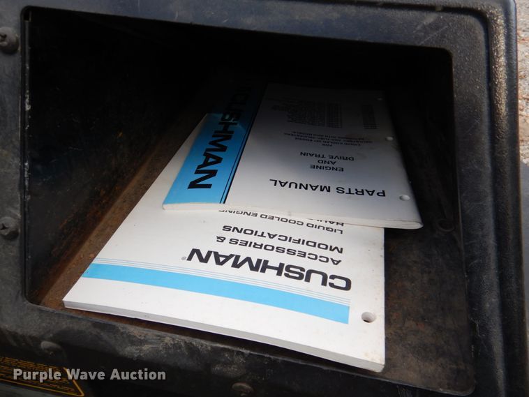 image for item DK1329 1992 Cushman 898630  utility vehicle