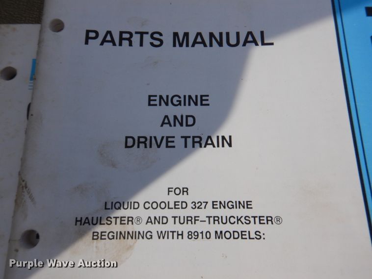 image for item DK1329 1992 Cushman 898630  utility vehicle