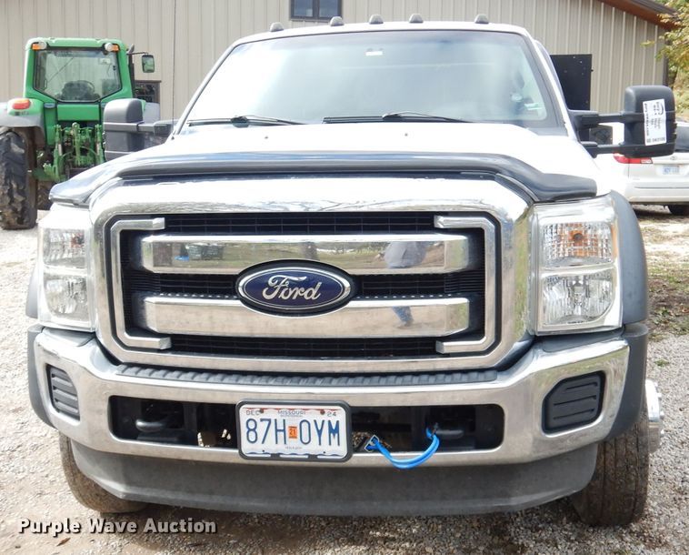 image for item DK3108 2012 Ford F550 Super Duty XLT  SuperCab flatbed truck