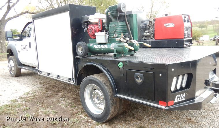 image for item DK3108 2012 Ford F550 Super Duty XLT  SuperCab flatbed truck