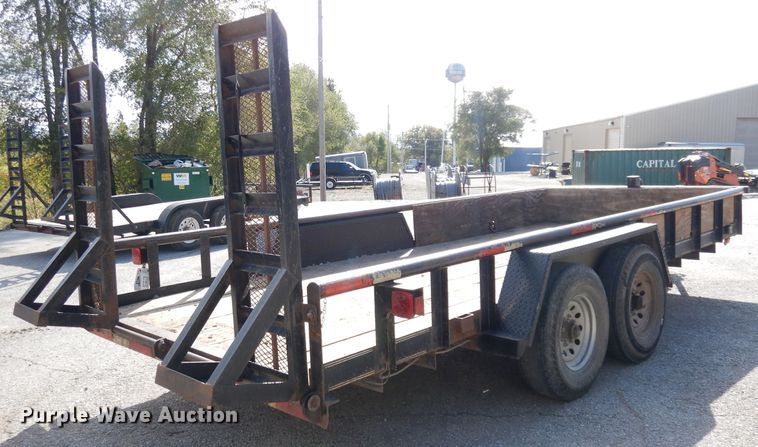 image for item DK3123 2004 Texas Bragg  equipment trailer