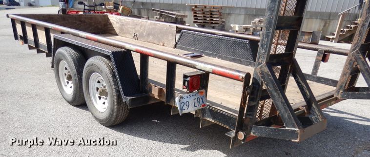 image for item DK3123 2004 Texas Bragg  equipment trailer