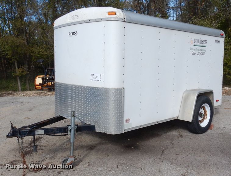 image for item DK3124 1999 Coose  enclosed cargo trailer