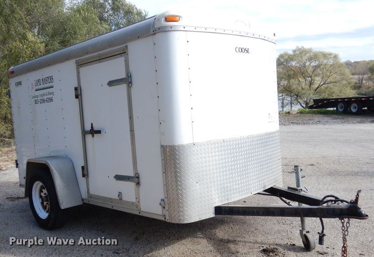 image for item DK3124 1999 Coose  enclosed cargo trailer