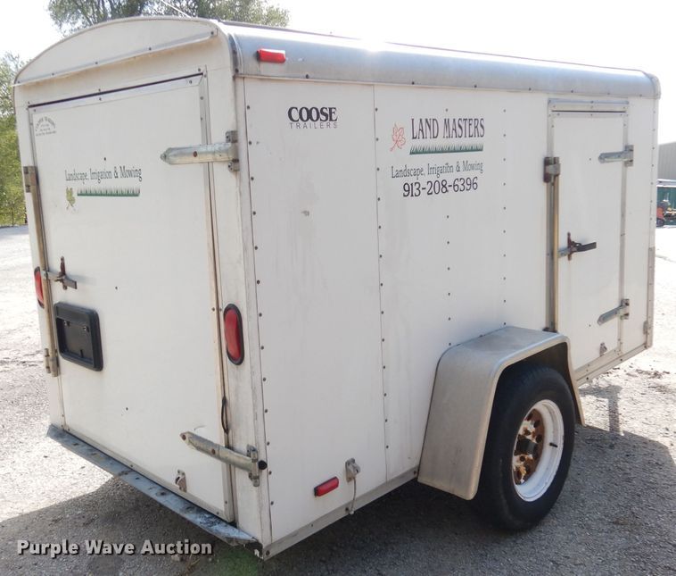 image for item DK3124 1999 Coose  enclosed cargo trailer