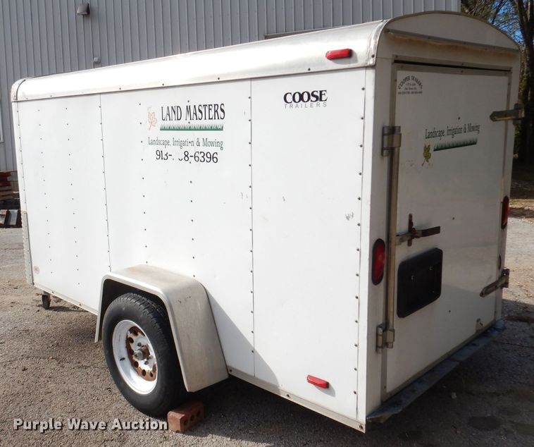 image for item DK3124 1999 Coose  enclosed cargo trailer