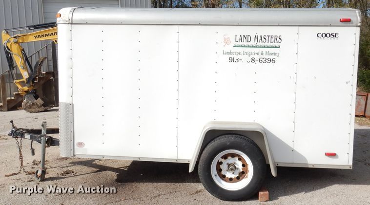 image for item DK3124 1999 Coose  enclosed cargo trailer