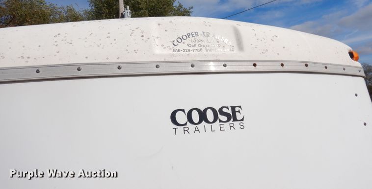 image for item DK3124 1999 Coose  enclosed cargo trailer