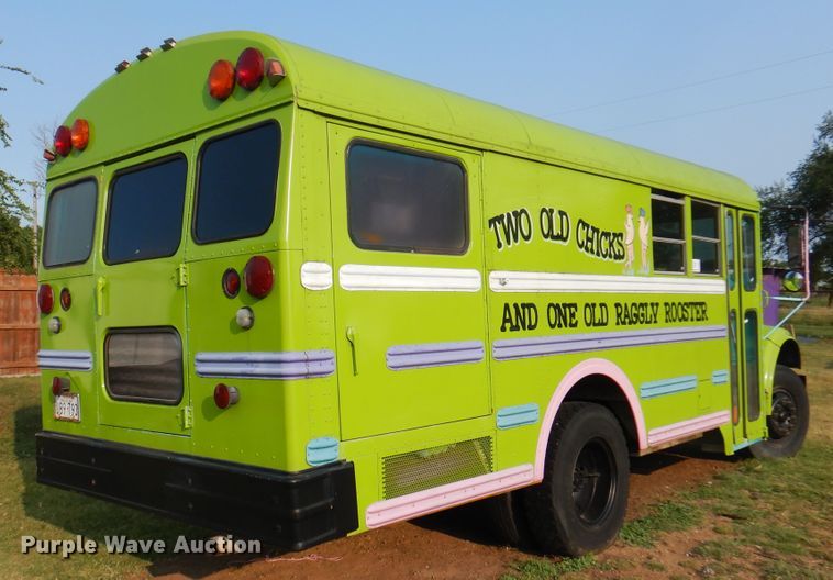 image for item DK8204 1995 International 3800 Blue Bird  school bus