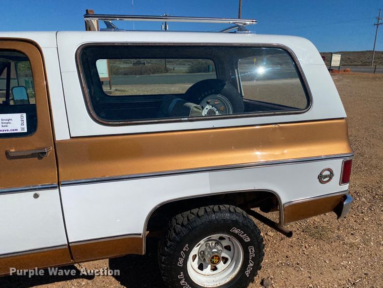 image for item DL6131 1979 Chevrolet Blazer  SUV