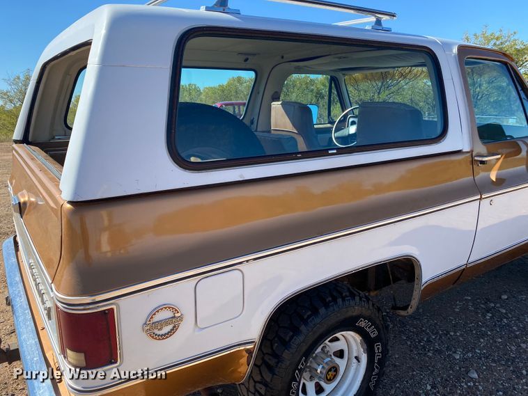 image for item DL6131 1979 Chevrolet Blazer  SUV