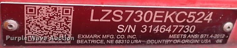 image for item DN2226 Exmark Lazer Z  ZTR lawn mower