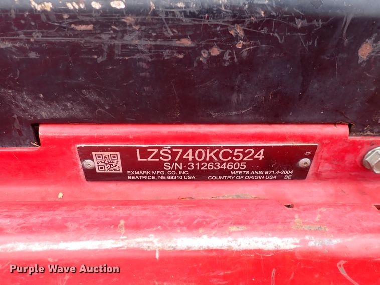 image for item DN2227 Exmark S-series  ZTR lawn mower