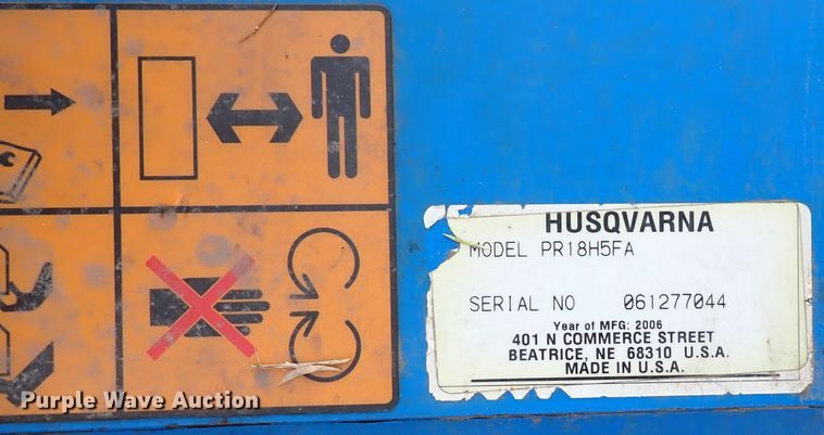 image for item DN2231 Husqvarna Bluebird PR18  power rake