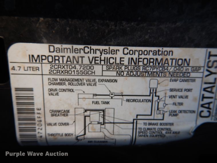 image for item DN5260 2000 Jeep Grand Cherokee  SUV